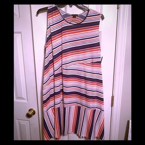 New Directions Plus Size Striped Dress 👗